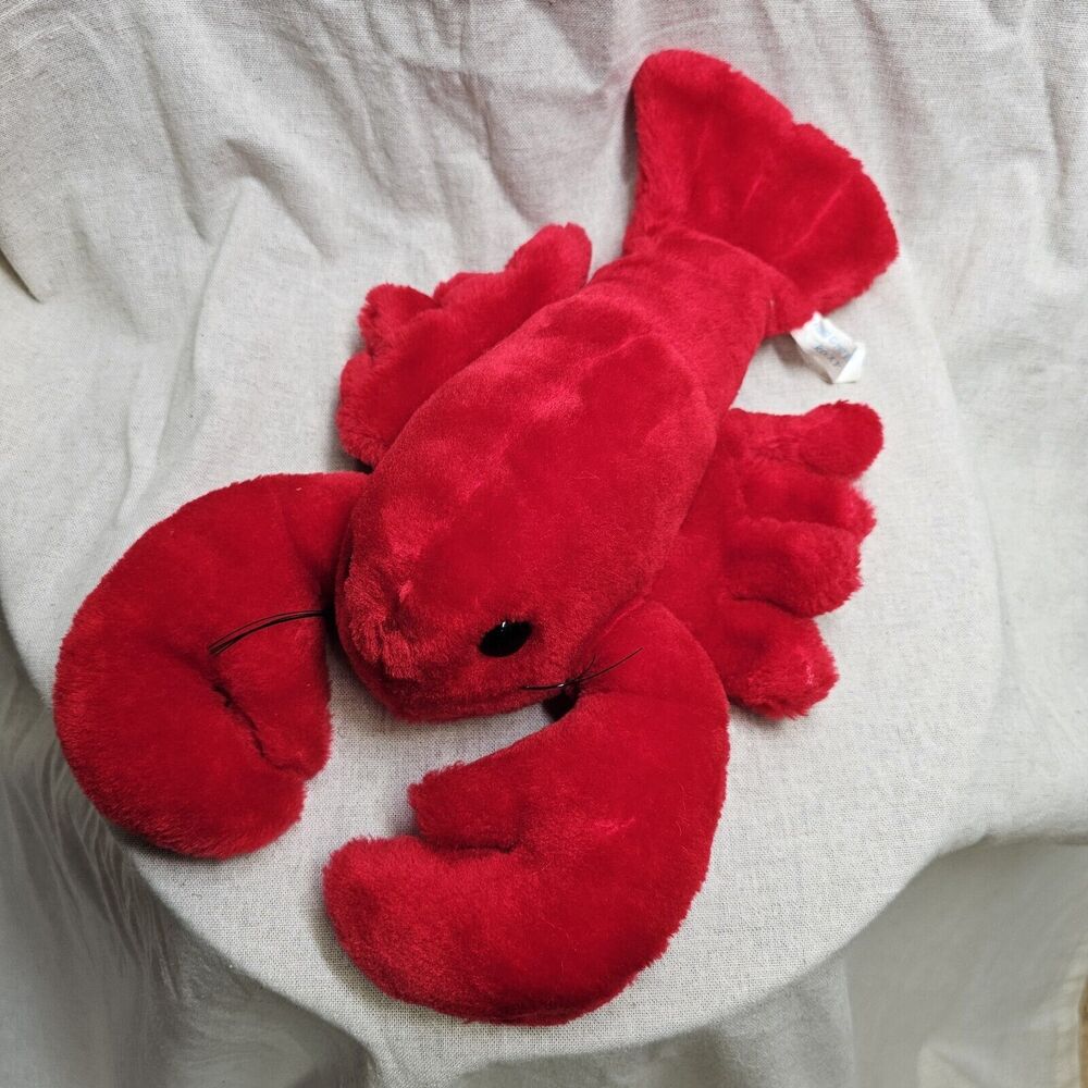 Vintage Wishpets Rocky the Lobster Plush 1997 Life-size Friends Life Long Love